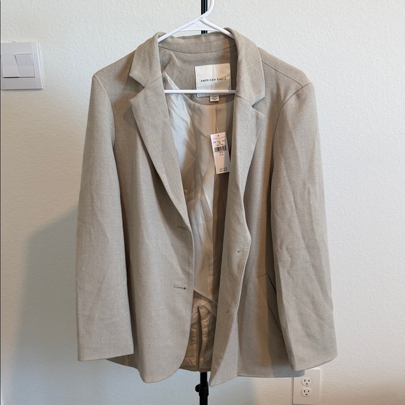 American Eagle Outfitters Jackets & Blazers - American Eagle Outfitters Women's Light Tan Blazer